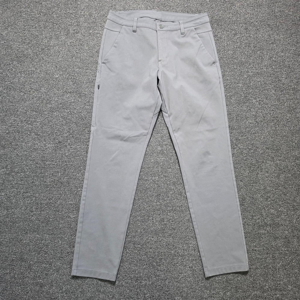 BYLT Everyday 2.0 Pants Gray Mens 31x28 Slim Fit Performance Stretch Chino Train